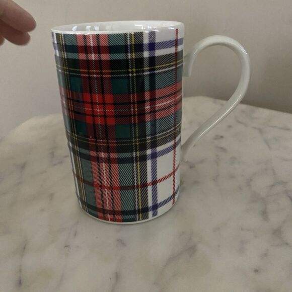 Dunoon Royal Stewart Tartan Stoneware Tea Mugs Made in Scotland Set Of 3 - Picture 3 of 11